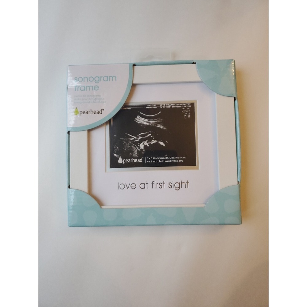 Pearhead Sonogram Picture Frame Love at First Sight For Baby‎ Ultrasound Photo